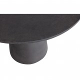 DINING TABLE CONCRETE LOOK BLACK 100       - DINING TABLES